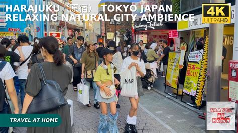 4k hdr japan travel Walk in Harajuku原宿Tokyo japan Relaxing