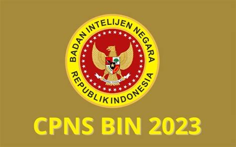 Jadwal Ujian SKD CPNS BIN 2023 Resmi Diumumkan Cek Link PDF Ini