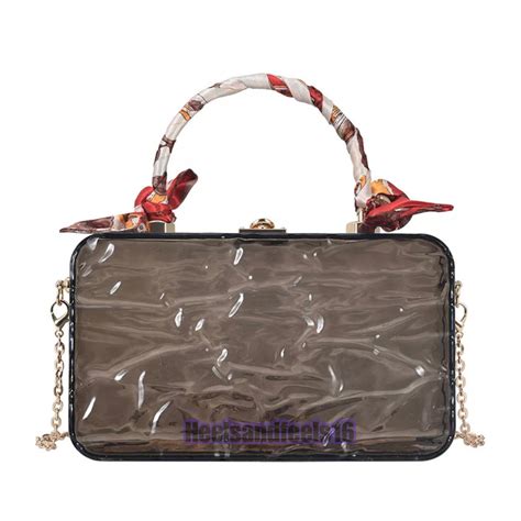 Fashion Clear Handbags Acrylic Women Purse Etsy