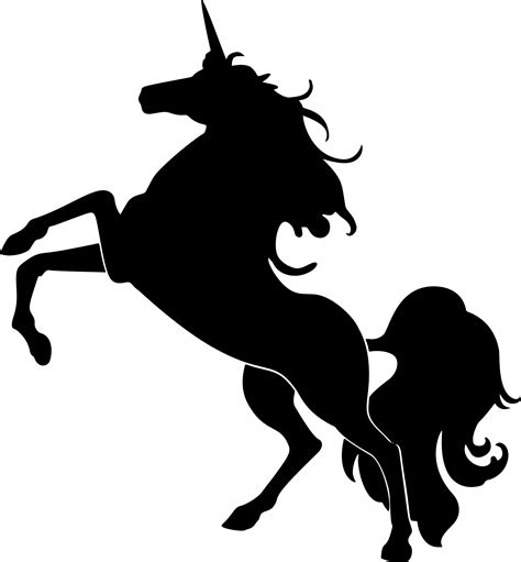 Unicorn Black And White Clipart | Free download on ClipArtMag