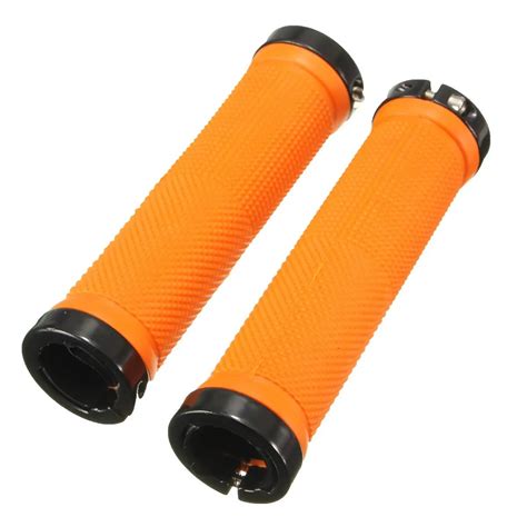 1 Pair Bicycle Handle Grip Mtb Bmx Bike Handlebar Grips Orange In