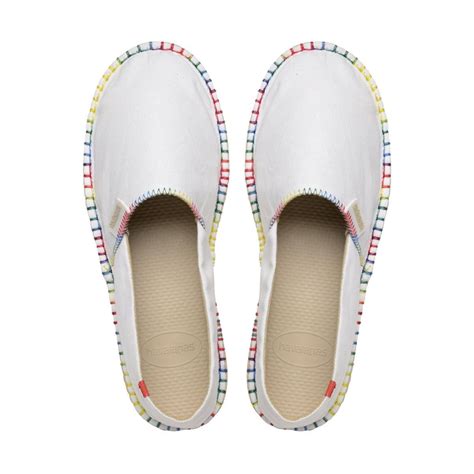 Havaianas Origine Details Espadrille White In Origine Details