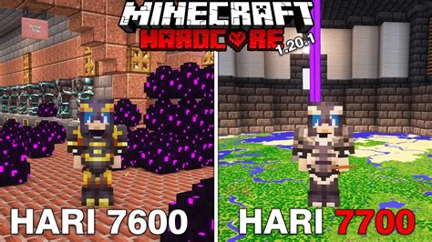 Bertahan Hidup Hari Di Minecraft Hardcore Youtube