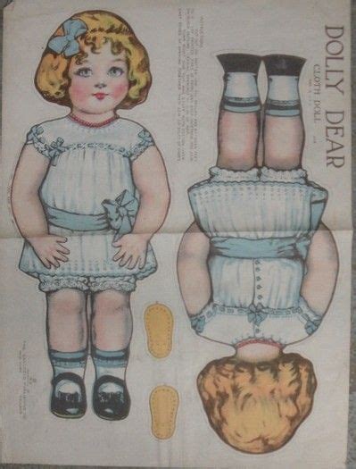 Pin By Barbara J On Paper Dolls Front And Back Victorian Paper Dolls