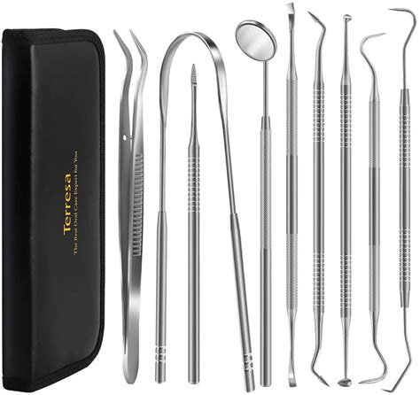 Dental Pick Tools Pack Professional Stainless Steel Dental Scaler