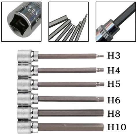 ADAPTATEUR DE PRISE de clé hexagonale durable 3 8 pouces avec bit