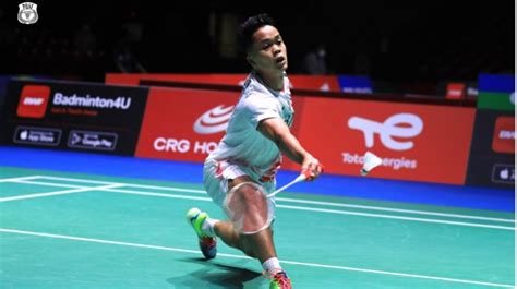 Hasil Kejuaraan Dunia 2022 Anthony Ginting Tak Berkutik Di Tangan