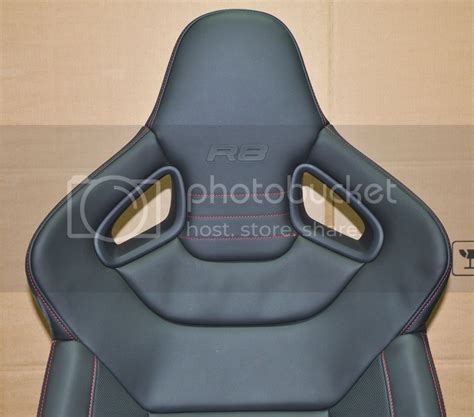 FS: Audi R8 Exclusive Recaro Seats - Black Leather, Red Stitching ...