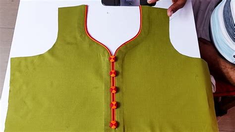 Easy And Trendy Neck Designs Stylish Kurti Neck Design Cutting And Stitching With Double