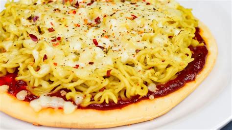 Quick Easy Maggie S Pizza Maggie Pizza Recipe Maggizza Holi