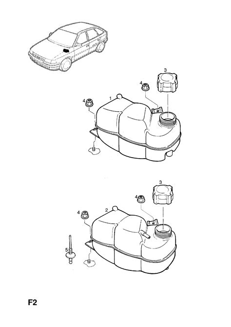 Opel ASTRA CLASSIC Header Tank Opel EPC Online Nemigaparts