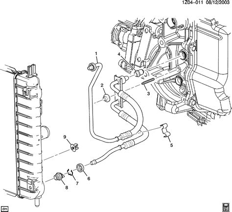 Malibu Automatic Transmission Oil Cooler Pipes Chevrolet Epc Online