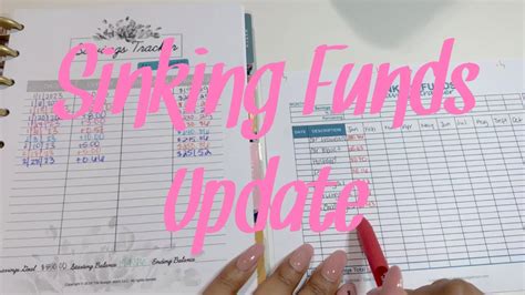 February 2023 Sinking Funds Update YouTube