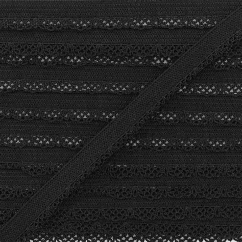 Elastique Lingerie Crochet Mm Noir