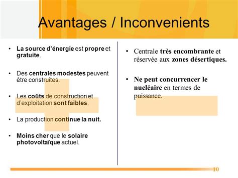 Les avantages et inconvénients des centrales solaires Acapros fr