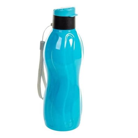 Garrafa de água Squeeze Neon em Plástico Rosa e Azul 600ml Academia