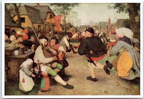 The Peasant Dance By Pieter Bruegel Art Historical Museum Vienna