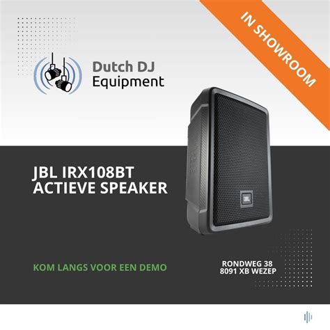JBL IRX108BT 8 inch actieve speaker - Dutch DJ Equipment