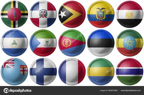 Flag Symbols National Set Stock Photo by ©ismailGazel 665975398