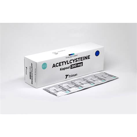 Jual ACETYLCYSTEINE 200MG 1 STRIP 10 TABLET Shopee Indonesia