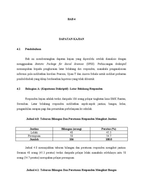 Contoh Penulisan Bab 4 Tesis Pdf