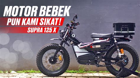 Custom Motor Listrik Bebek Jadi Tracker Atenxkatros Youtube