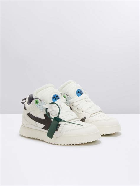 Sponge Mid Top Sneakers In White Off White Official US