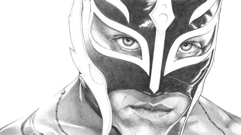 Rey Mysterio Mask Sketch At Explore Collection Of