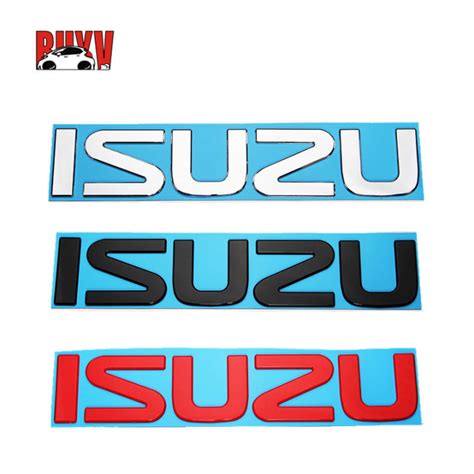 BuyV Large Size ISUZU Logo Car Emblems Sticker Car Badge ABS Stickers