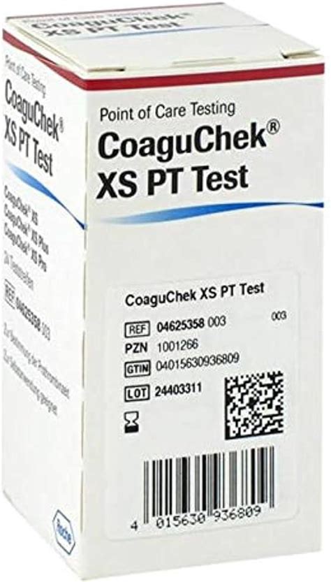 Coaguchek XS PT Test - 24 Tests Strips | Blukoo