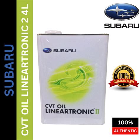 K0410Y0711 SUBARU CVT OIL LINEARTRONIC 2 4 LITRE ATF CVT FLUID