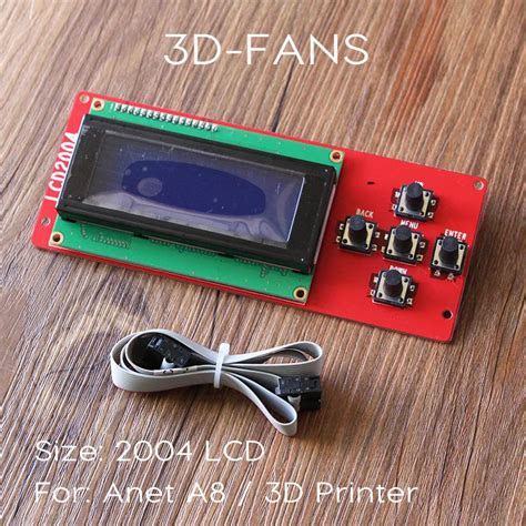 Pcs Anet A Lcd Smart Display Screen Controller Module With Cable