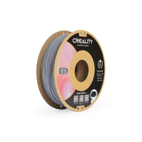 Filamento 3d Cr Pla Mate Gris 175mm 1kg Creality Creality