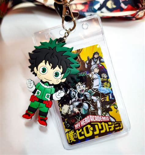 My Hero Academia Deku Lanyard With Soft Badge Holder