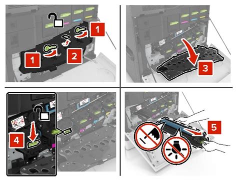 Replacing A Photoconductor Unit Lexmark Cx820