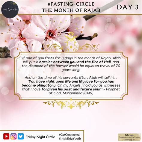 Fasting for 3 days on Rajab : r/shia