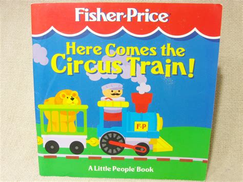 Childrens Fisher Price Books Here Comes The Circus Train Etsy