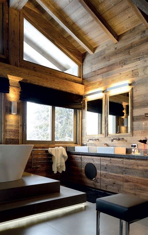 Le Top Des Plus Beaux Int Rieurs De Chalets De Montagne Bathroom