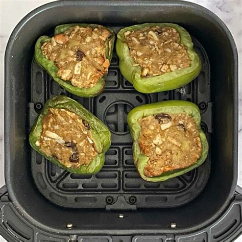 Air Fryer Stuffed Peppers - Culinary Shades