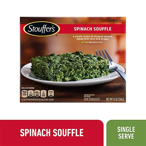 Stouffer S Spinach Souffle Frozen Side Dish 12 Oz Haggen