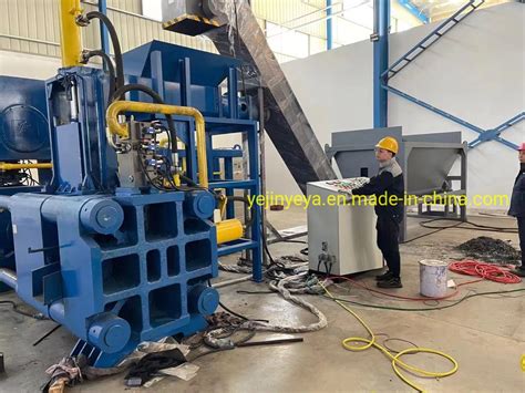 Horizontal Automatic Smear Metal Steel Briquette Making Machine China