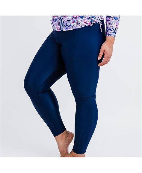 Calypsa Plus Size Long Swim Leggings Macy S