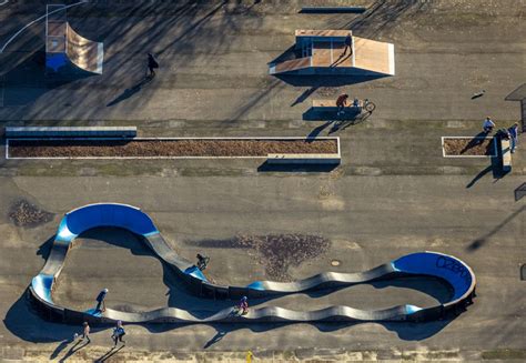 Bochum Aus Der Vogelperspektive Skatepark Und Skatebahn Skatepark Auf