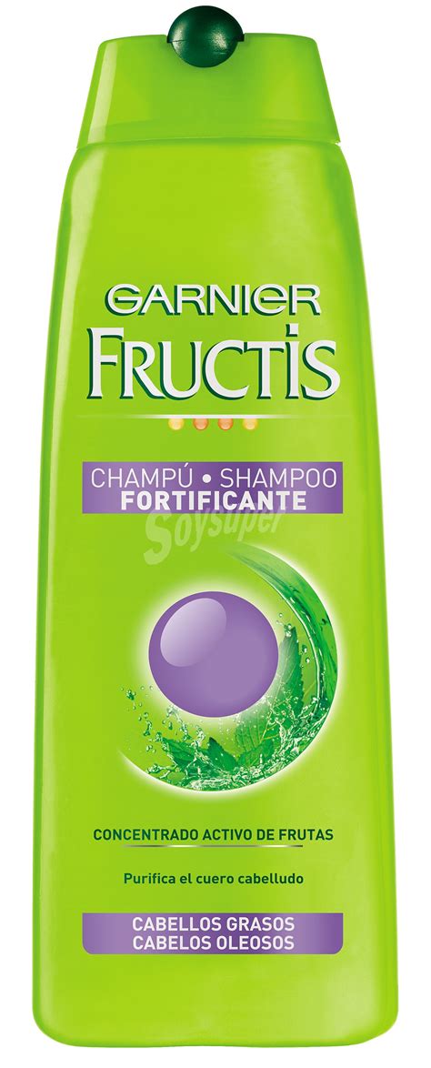 Fructis Garnier Champ Fortificante Con Concentrado Activo De Frutas