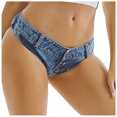 Purcolt Women S Low Rise Booty Denim Shorts Stretchy Jeans Shorts Mini Hot Pants Walmart