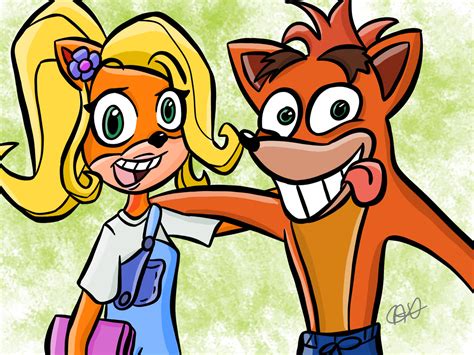 Crash And Coco Bandicoot By Ashhhboiii On Deviantart