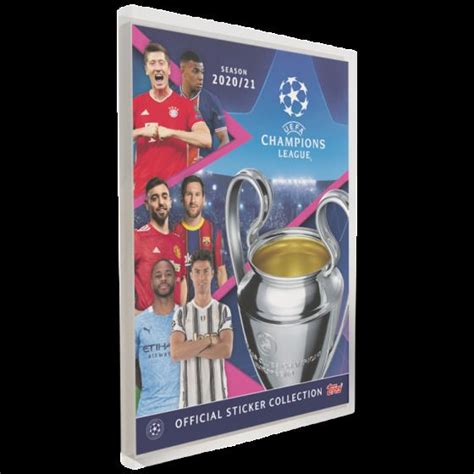 Topps Uefa Champions League Sticker Album With Packets Of