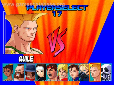 Street Fighter EX - Arcade - Artwork - Select Screen