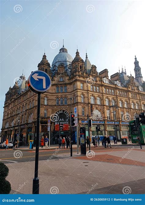 Leeds City Market from Leeds UK Editorial Photography - Image of ...