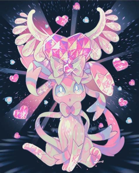 Pokémon Sylveon with cute powerful Fairy Tera Type Sylveon and Eevee's ...